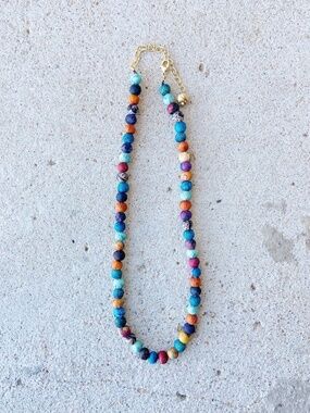World Finds Sari Silk Kantha Classic Necklace